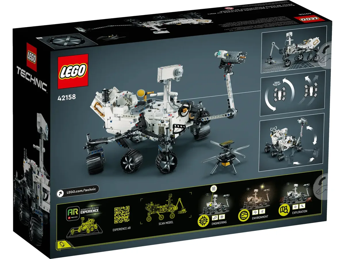 Конструктор LEGO Technic Місія NASA Марсохід 10+ для хлопчиків і дівчат 42158