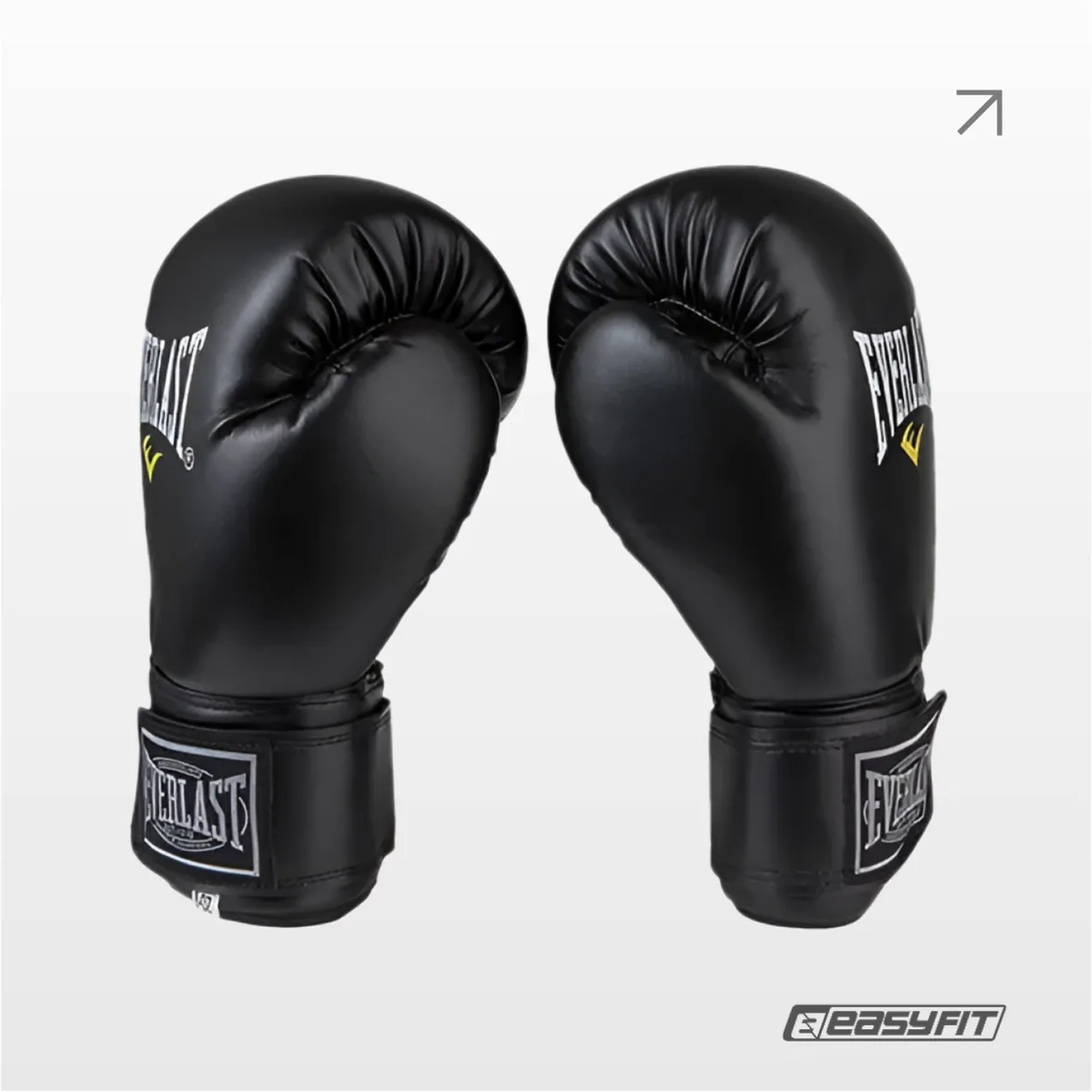 Боксерские перчатки Everlast PU 12 oz черные