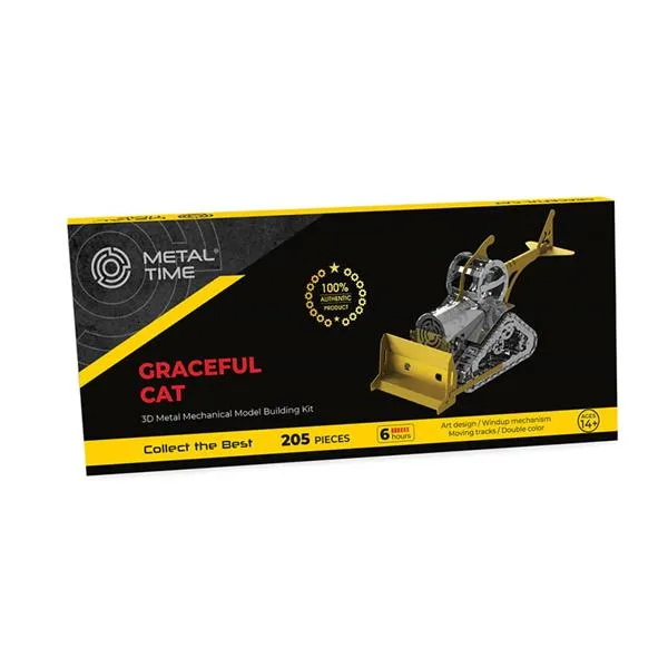 Колекційна модель-конструктор Metal Time нержавіюча сталь 33х14 см двоколірний