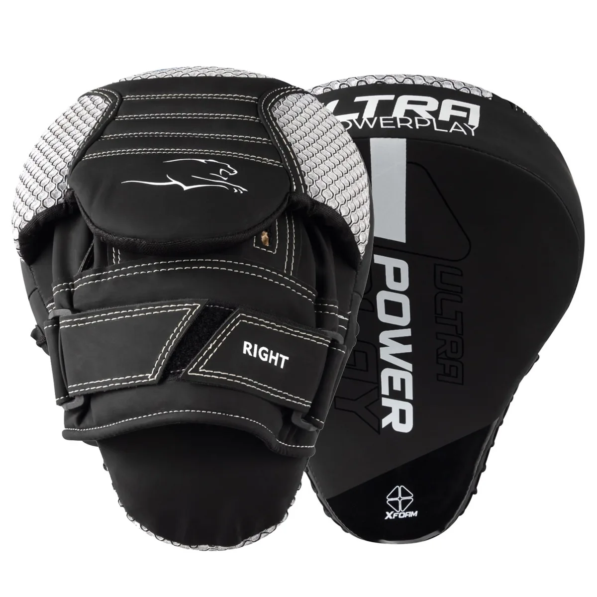 Лапи боксерські Active Point PU 22х19х6 см Чорні