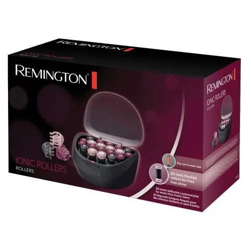 Термобигуди Remington Ionic, 500Вт, D-20, 23, 27 мм, 20 шт, с ионизацией и кондиционированием, черный