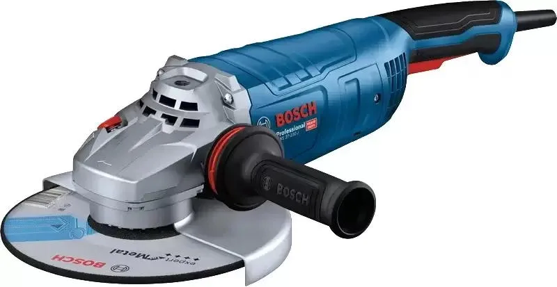 Кутова шліфувальна машина Bosch Professional GWS 27-230 J, 230 В, 230 мм, 2700 Вт, 5800-6500 об/хв, вага 6 кг.