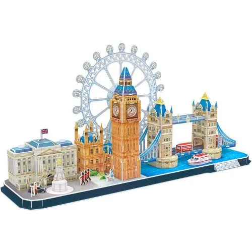Тривимірна головоломка-конструктор City Line London Cubic Fun 3D пазл для дітей та дорослих