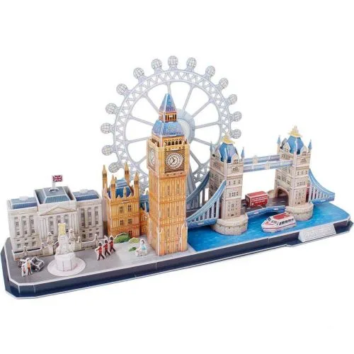 Тривимірна головоломка-конструктор City Line London Cubic Fun 3D пазл для дітей та дорослих