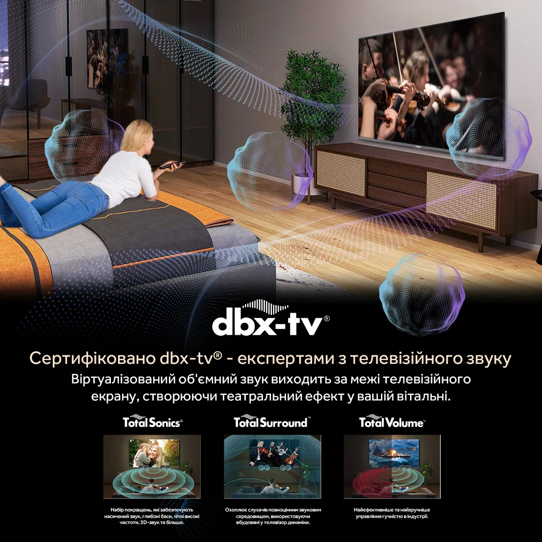 LED-телевізор Haier 70 дюймів чорний 4K Smart TV Android 11