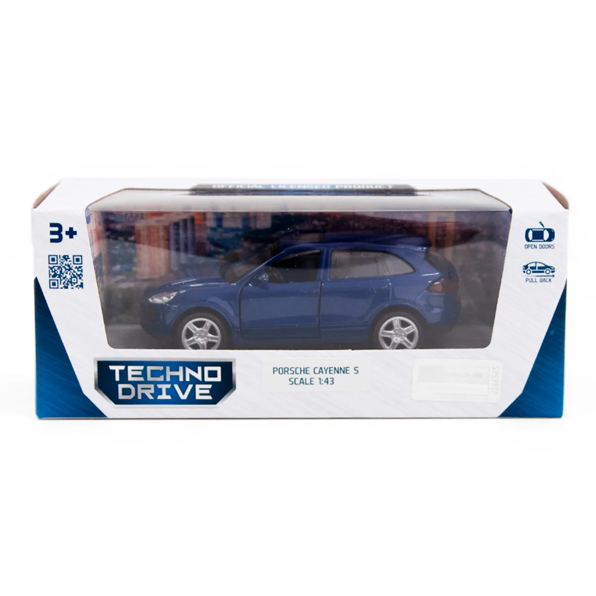 Автомодель TechnoDrive метал 6,5х7х17,5 см синя