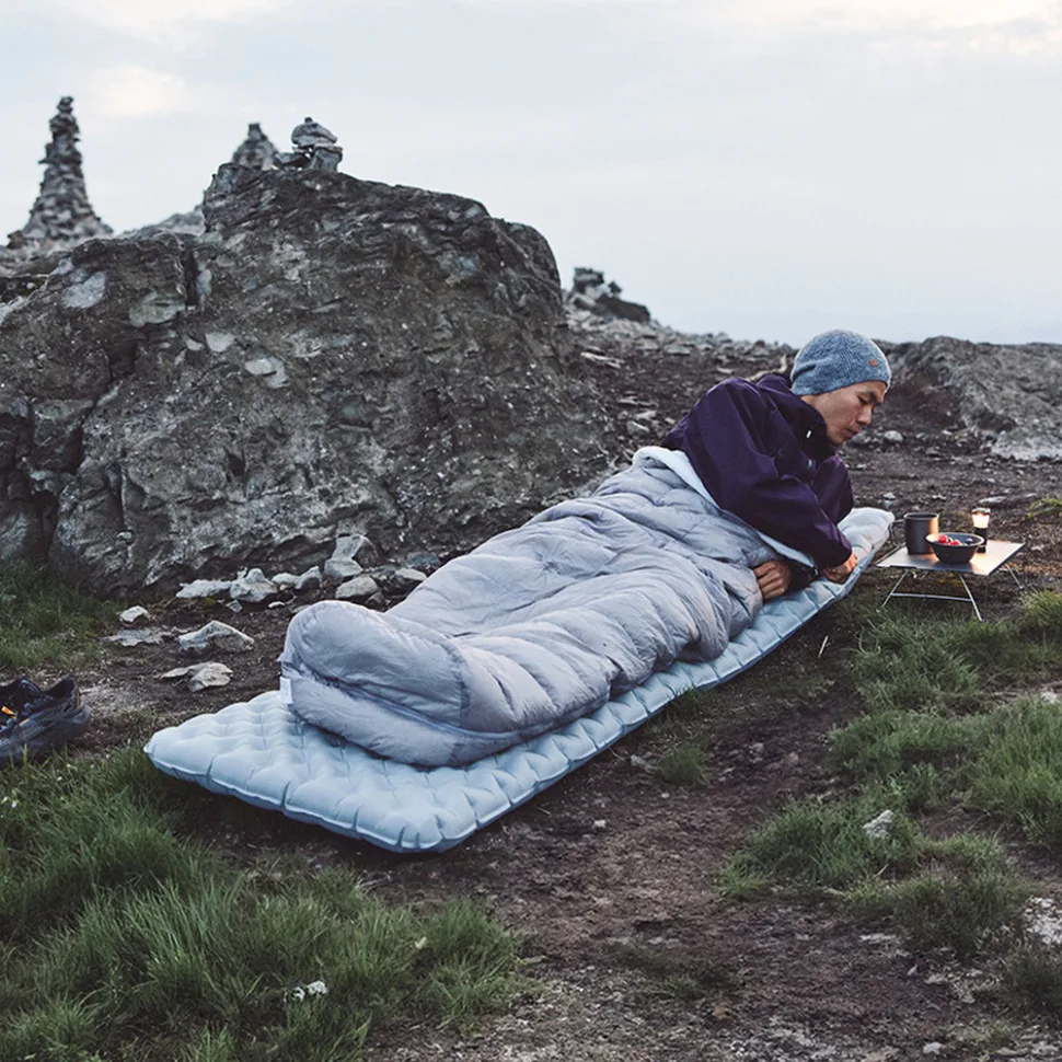 Матрац надувний UL Naturehike епонж 196х64 см сірий