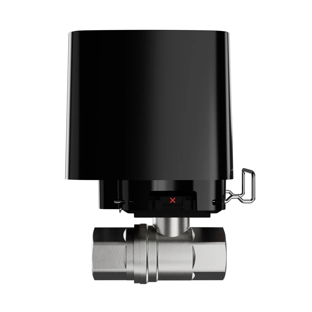 Розумний кульовий кран Ajax WaterStop 1/2" Jeweler, бездротовий, чорний