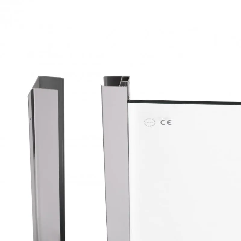 Душова кабіна Qtap CRM1011AC6 100x100 см прозоре скло 6 мм розсувна хром