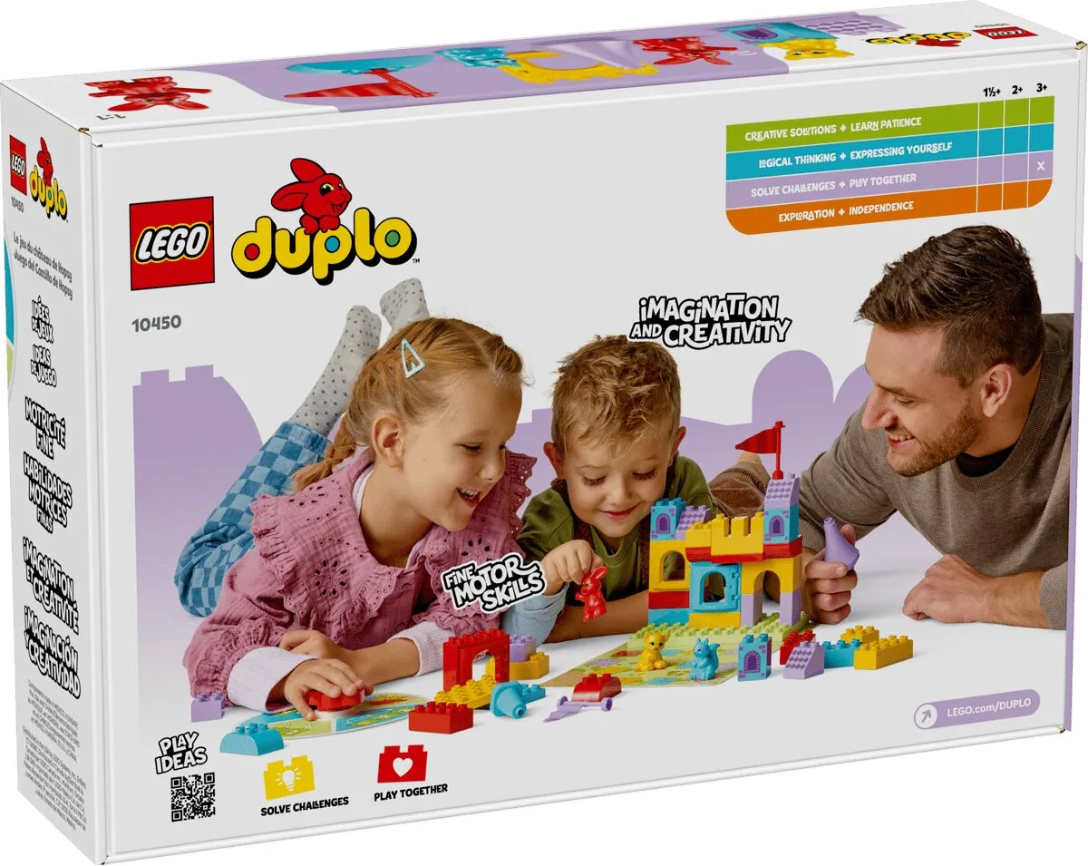 Конструктор LEGO DUPLO пластик 2 в 1 різнокольоровий