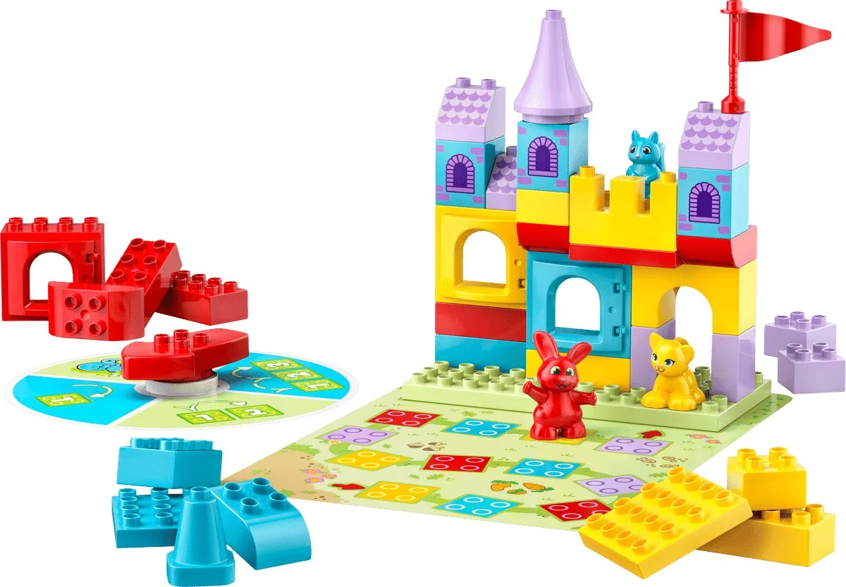 Конструктор LEGO DUPLO пластик 2 в 1 різнокольоровий
