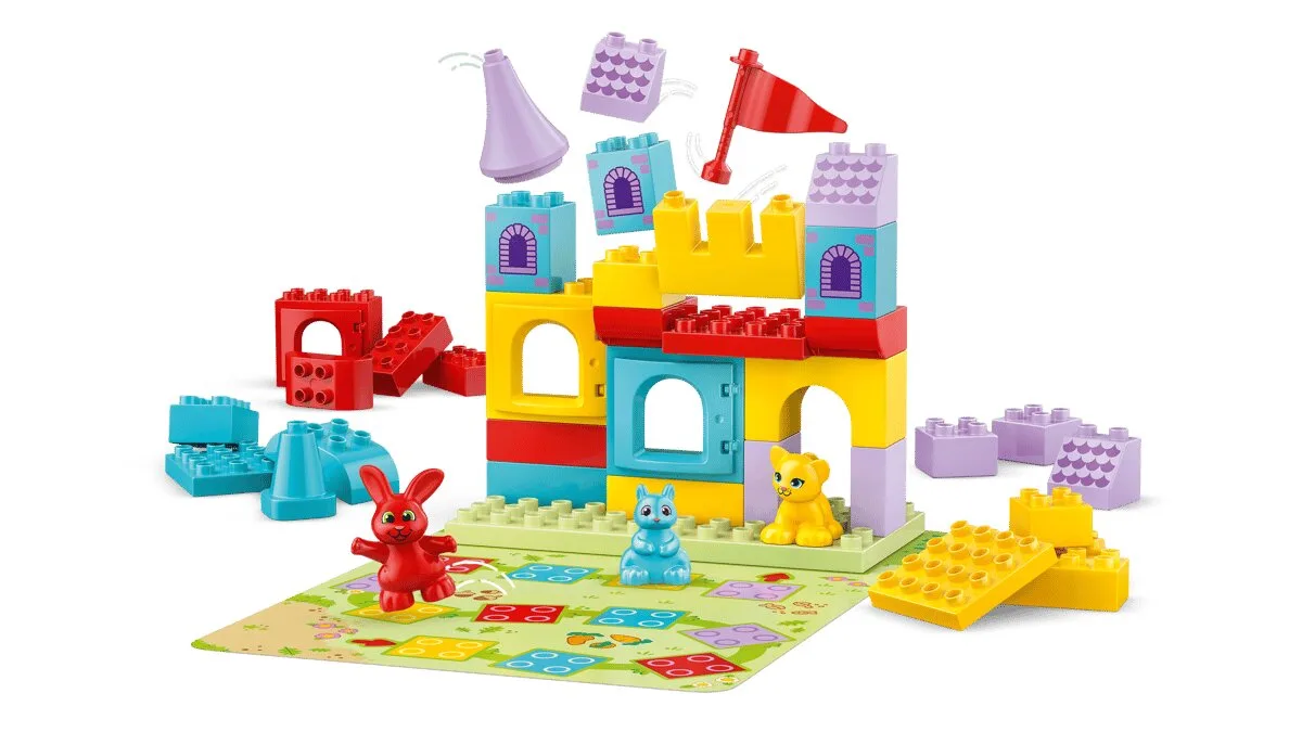 Конструктор LEGO DUPLO пластик 2 в 1 різнокольоровий