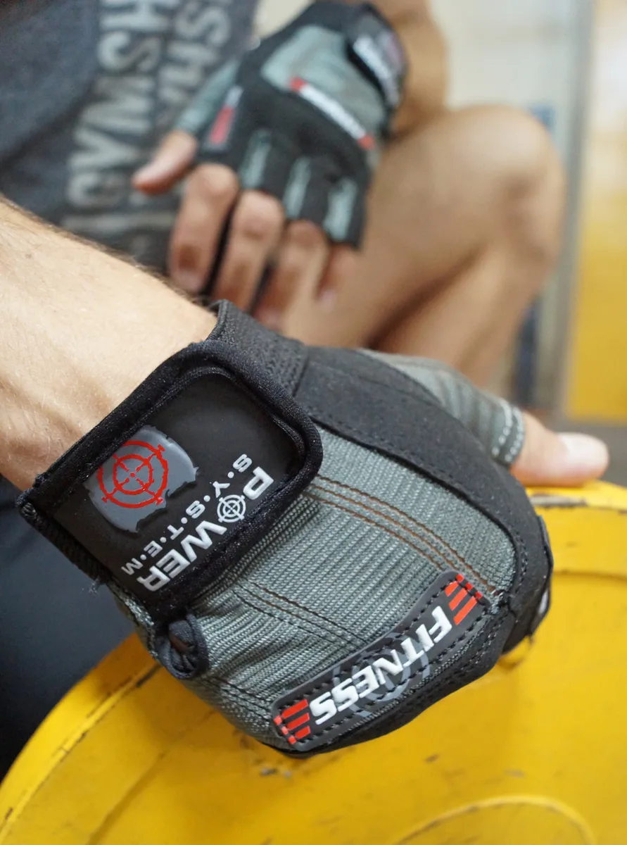 Рукавички Active Point штучна шкіра M чорні