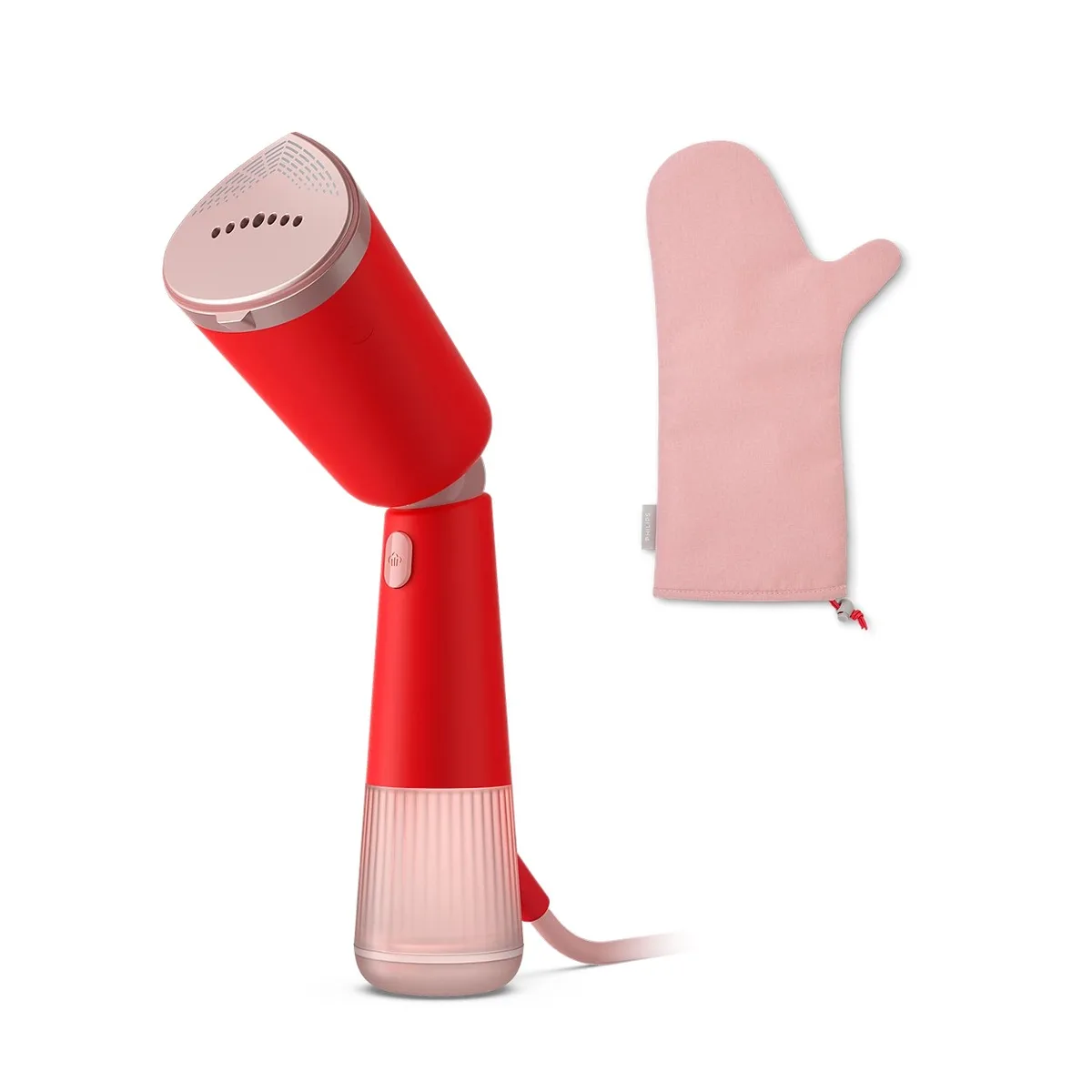 Парогенератор Philips компактний Series 5000, 1400Вт, 120мл, паровий удар -24гр, складана ручка, чохол-рукавичка.