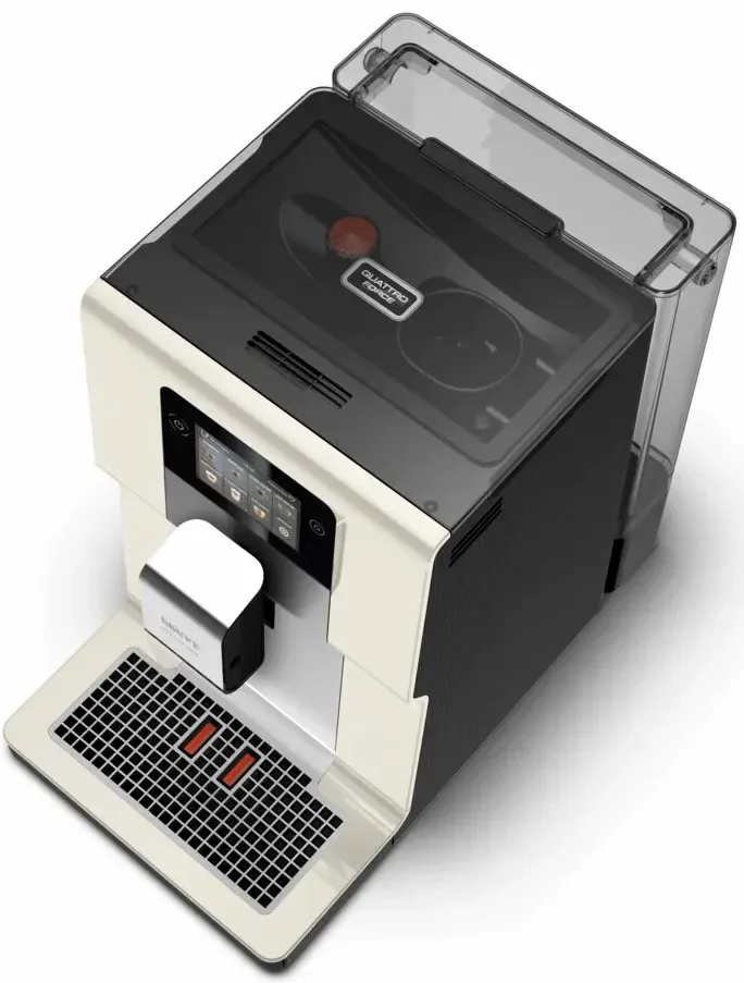 Кавоварка Krups Intuition Preference 3л, зернова, автоматичний капучинатор, 8 авторських рецептів - бежево-чорного кольору.