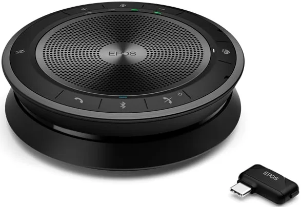 Спікерфон EPOS EXPAND 40T, BT 5.0, USB-A/USB-C, сертифікат Microsoft Teams, Чорний