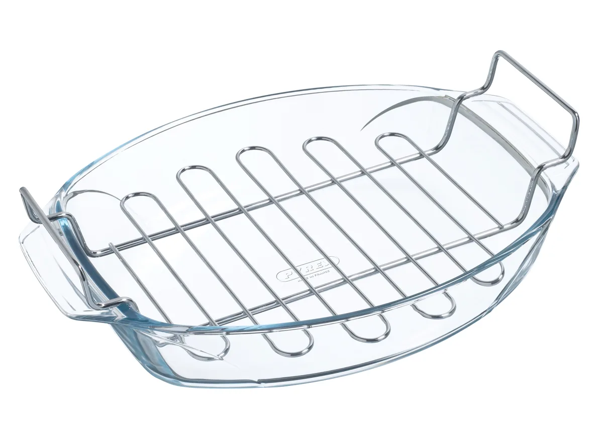 Форма овальная Pyrex боросиликатное стекло 38х27х11 см