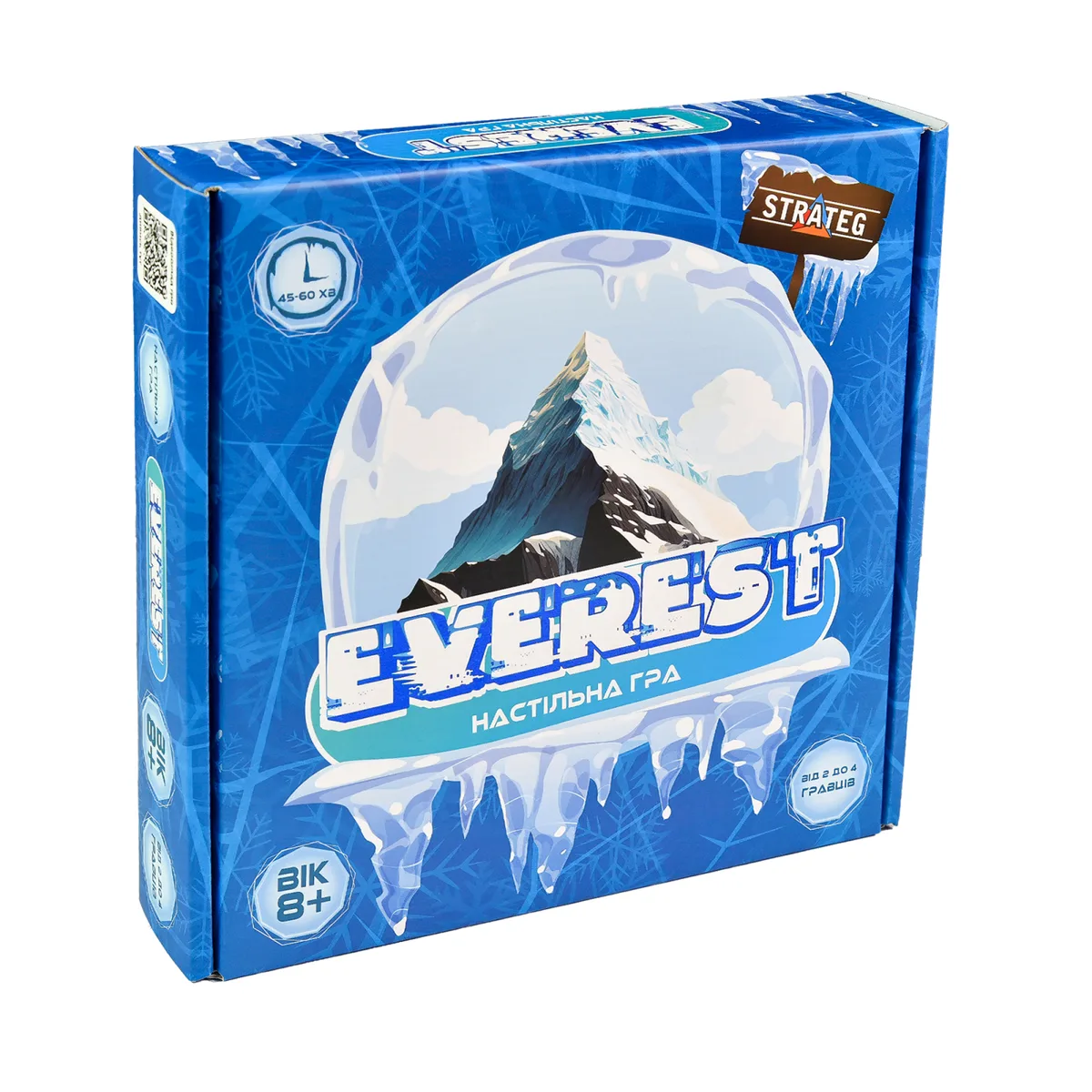 Настільна гра EVEREST стратегічна для 2-4 гравців 8+ 26х25х4,9 см картки 110 шт.