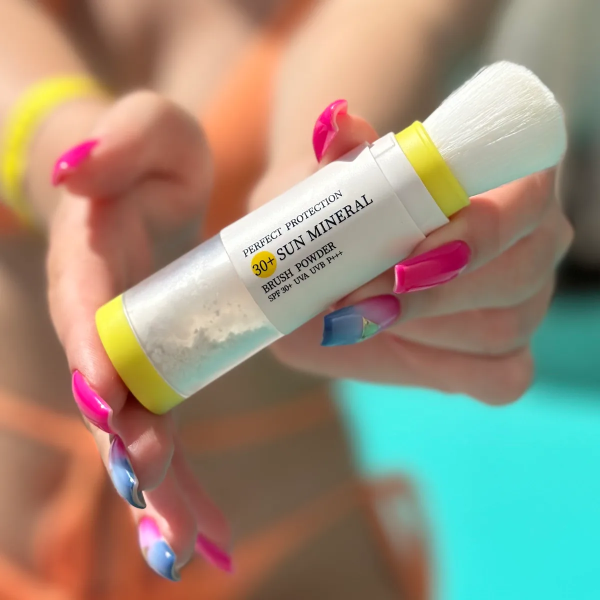 Сонцезахисна мінеральна пудра прозора з SPF 30+ Hillary Perfect Protection Sun Mineral Brush Powder Sheer Matt