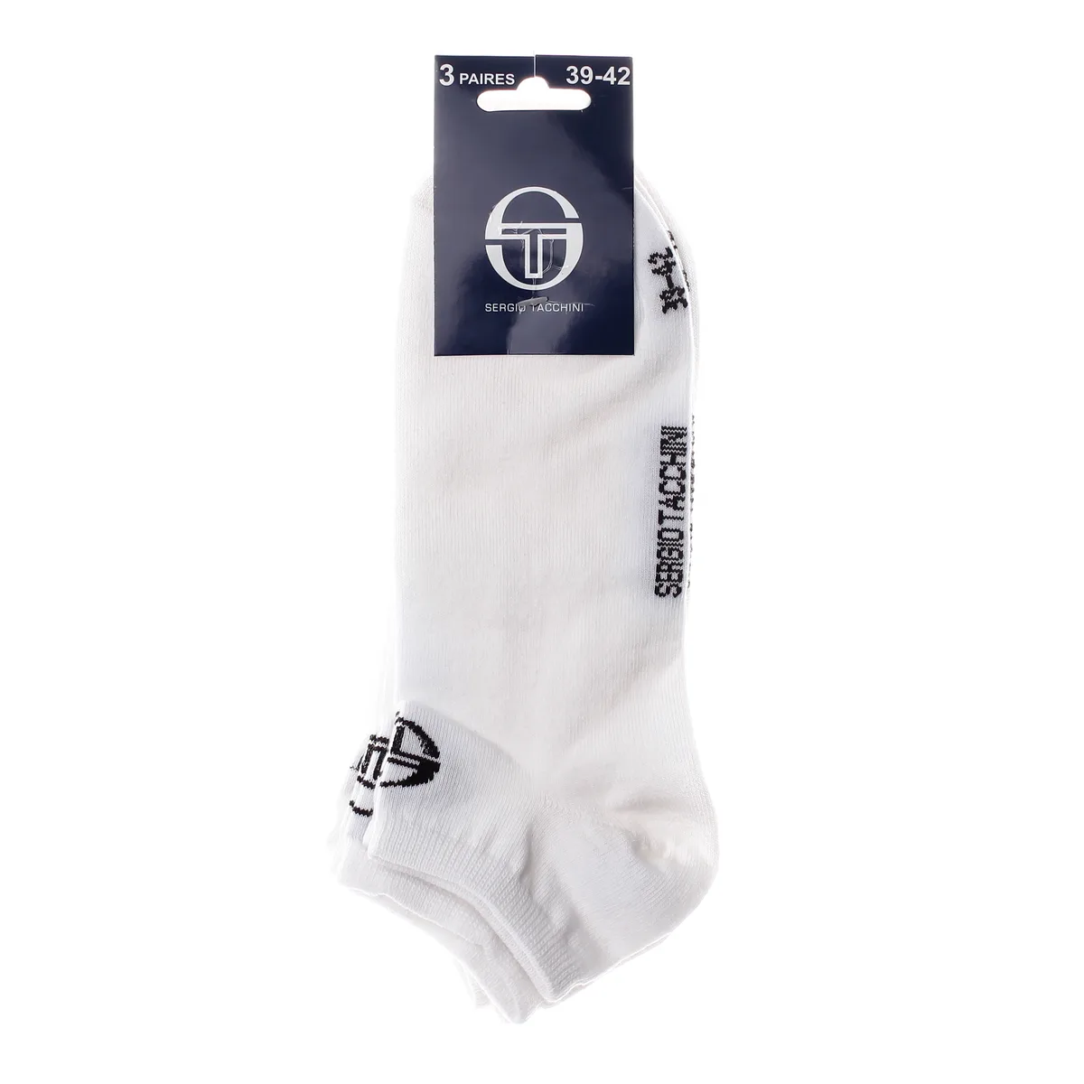 Шкарпетки Sergio Tacchini хлопок 39-42 белый 3 пары