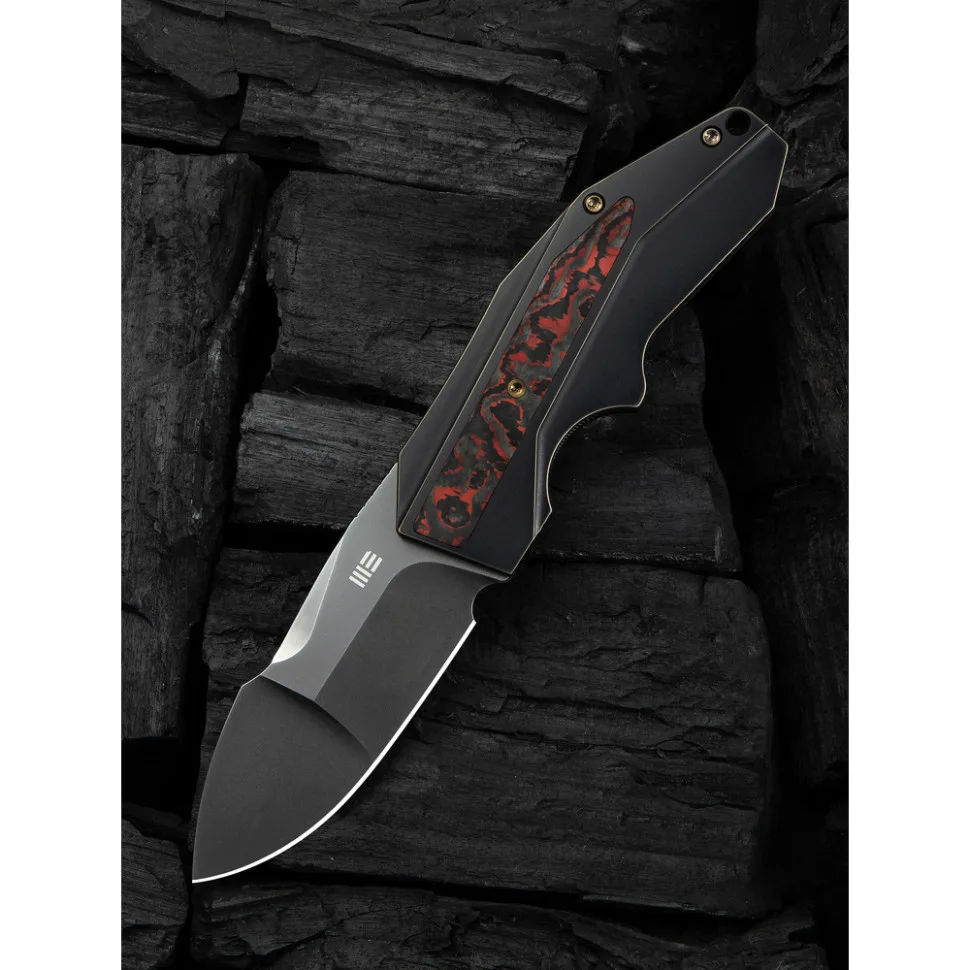 Складаний ніж Weknife CPM 20CV 178,5х74,9 мм Чорний Титан Карбон