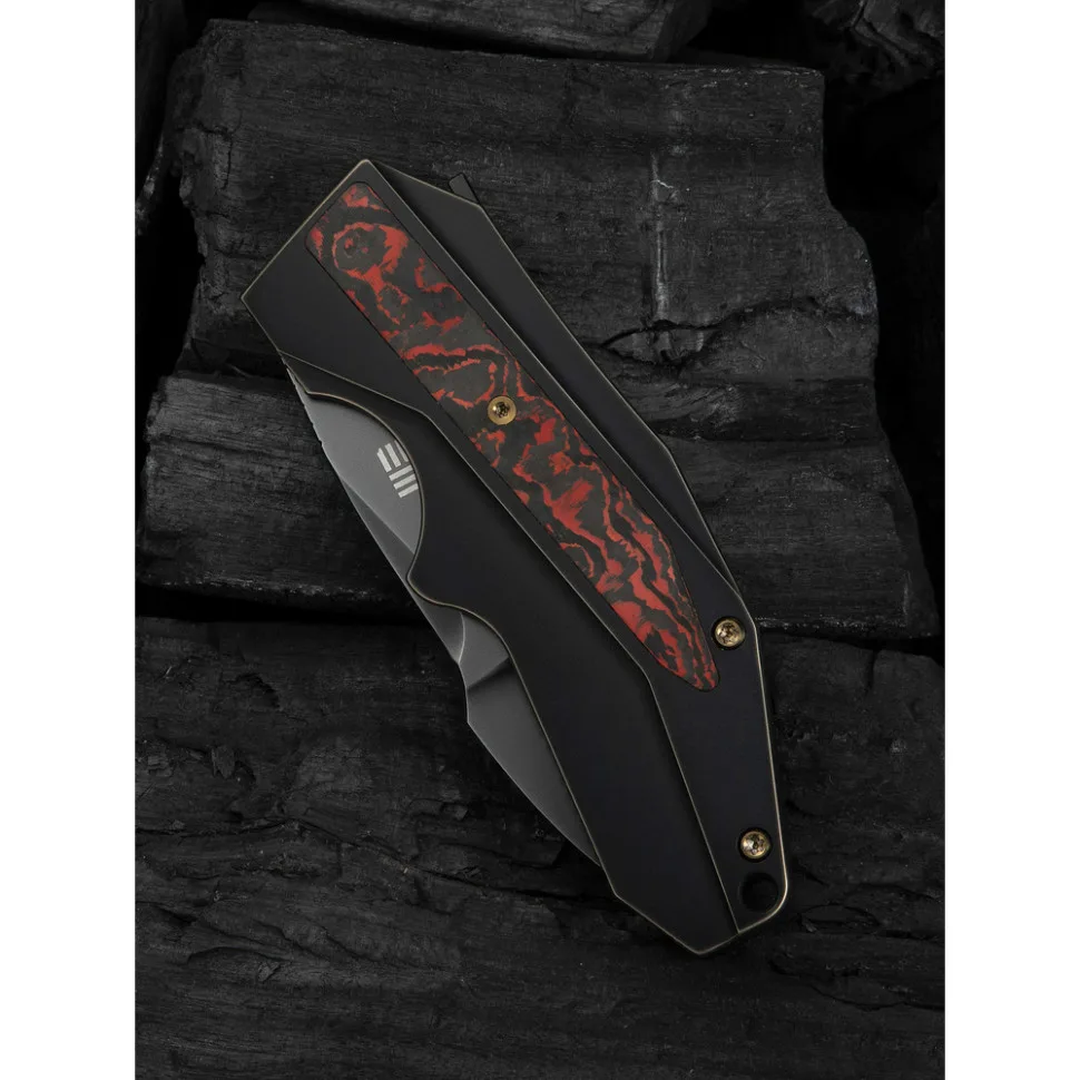 Складаний ніж Weknife CPM 20CV 178,5х74,9 мм Чорний Титан Карбон