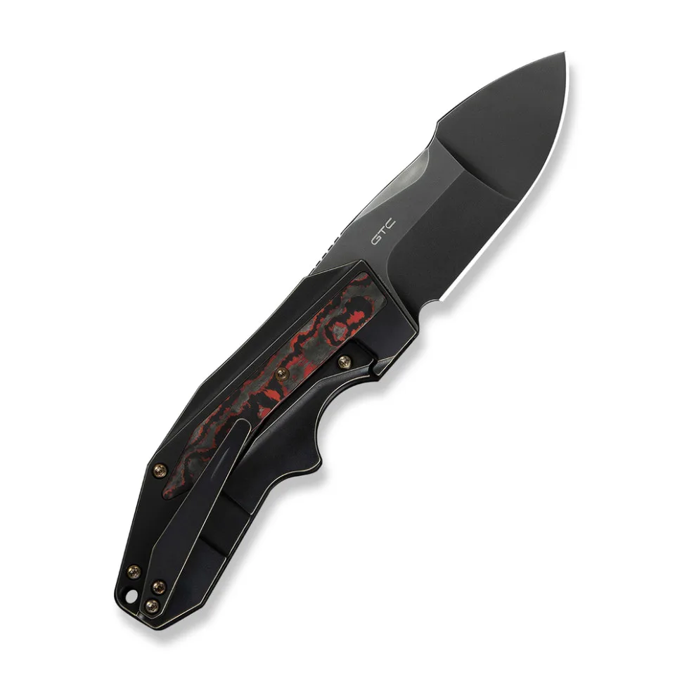 Складаний ніж Weknife CPM 20CV 178,5х74,9 мм Чорний Титан Карбон