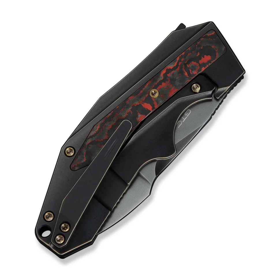 Складаний ніж Weknife CPM 20CV 178,5х74,9 мм Чорний Титан Карбон