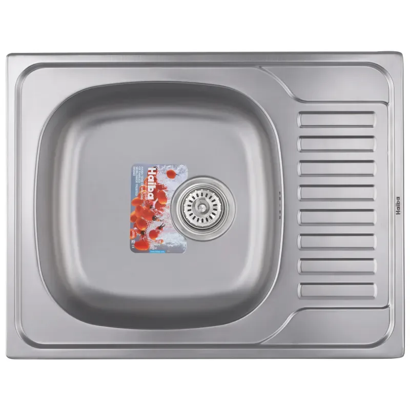 Мийка кухонна HAIBA Нержавіюча сталь 650х500 мм Decor