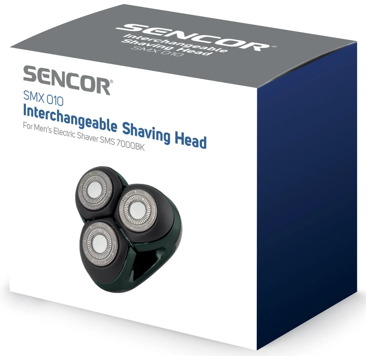 Бритвенная головка Sencor пластиковая черная