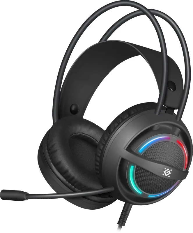 Гарнітура Defender дротова 50 мм чорна 2 м RGB