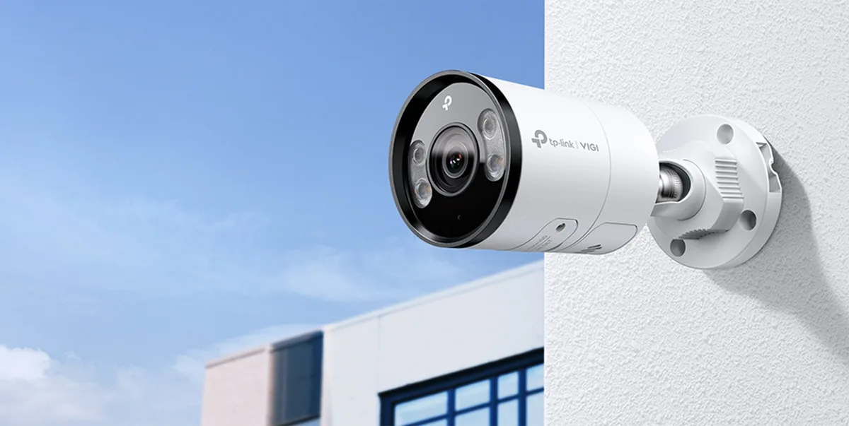 IP-камера TP-LINK VIGI C345-2,8, PoE, 4 Мп, 2,8 мм, H265+, IP66, Bullet, цветное ночное видение, наружная.
