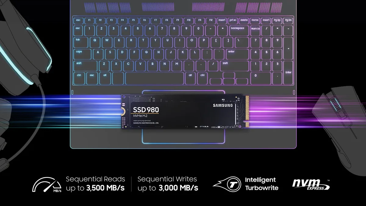 Накопичувач SSD Samsung M.2 1TB  PCIe 3.0 980