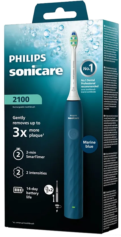 Зубна електрощітка Philips Sonicare Ультразвукова 31000 рухів на хвилину Колір морської хвилі