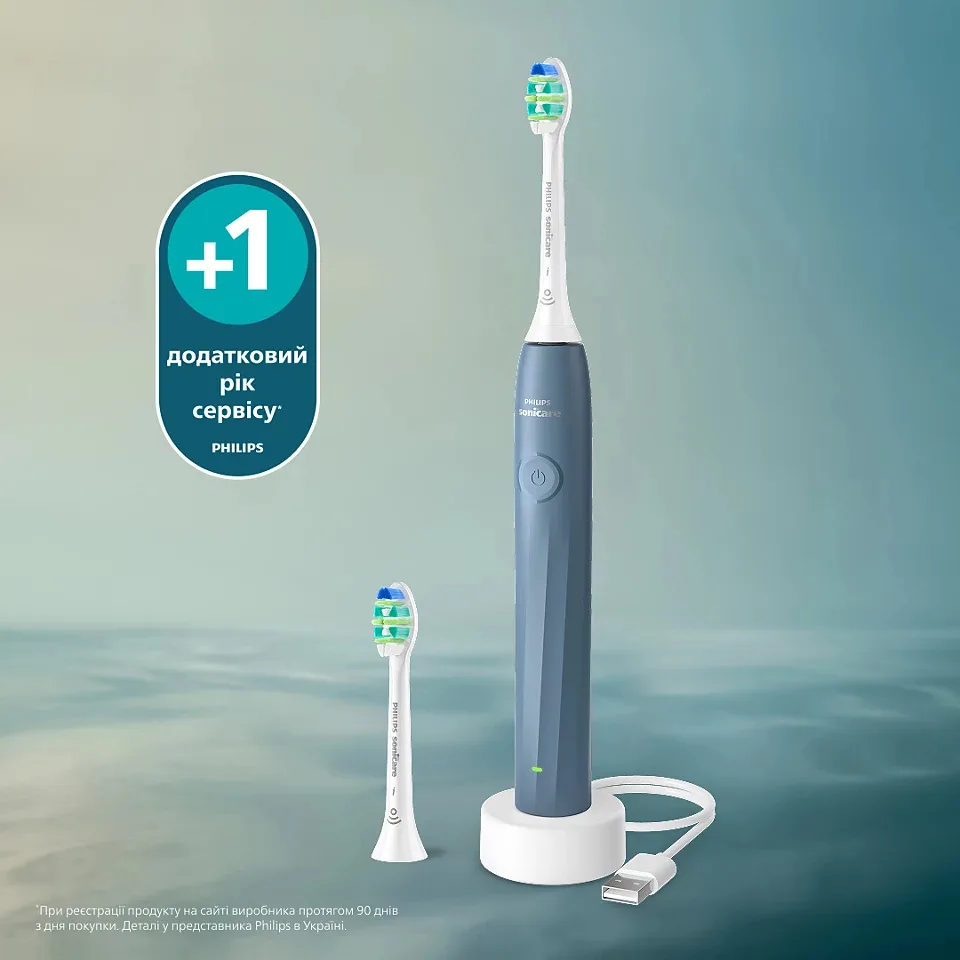 Зубна електрощітка Philips Sonicare Ультразвукова 31000 рухів на хвилину Колір морської хвилі