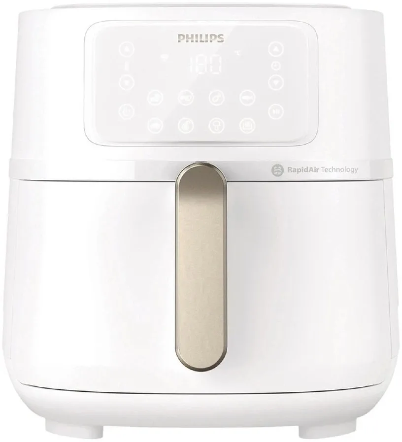 Мультипіч Philips XXL Smart 2000Вт, ємність 7,2 л, сенсорне управління, 16 програм, пластиковий корпус, біло-сріблястий.