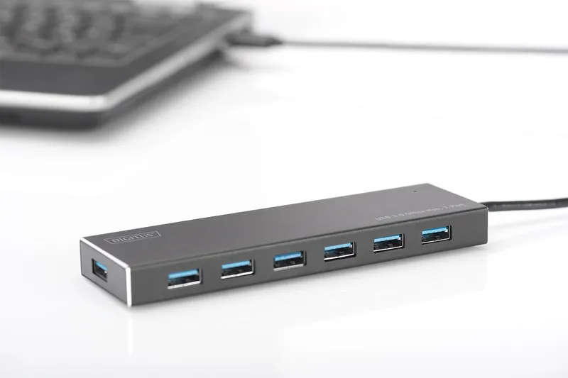 Хаб DIGITUS USB-A > 7хUSB-А, активний