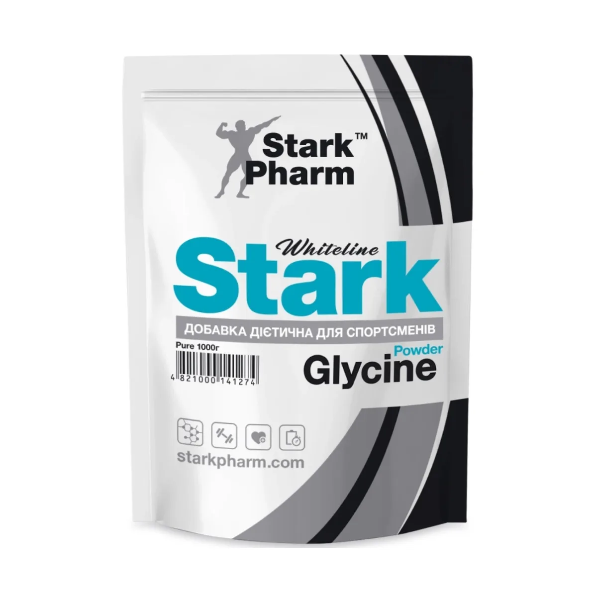 Гліцин Stark Pharm 1000 г Чистий порошок білий