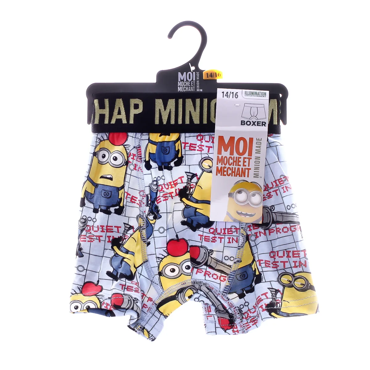 Трусы-боксеры MINIONS полиэстер 6-8 голубой