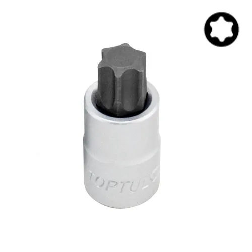 Біта торцева Toptul TORX T70 55 мм 1/2" сталь чорна