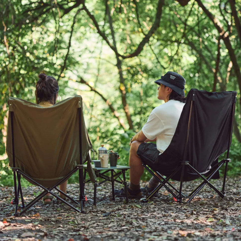 Складаний стілець Naturehike поліефірна тканина Оксфорд 600D 51х62,5х90 см чорний