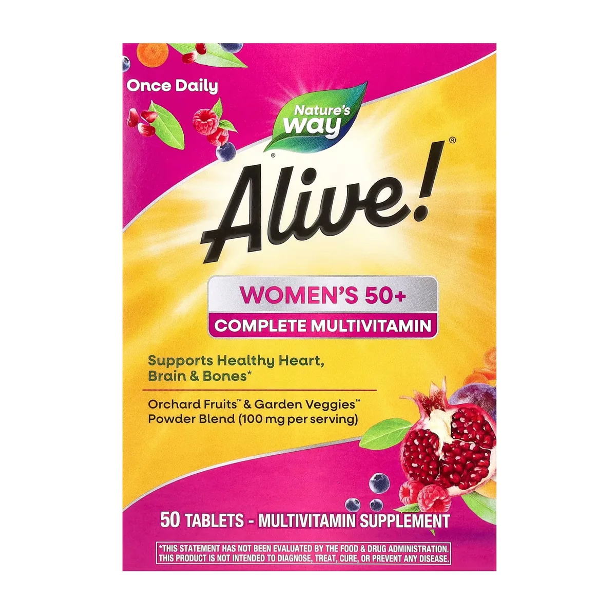 Мультивитамины Women's 50+ Complete Multivitamin Nature's Way 50 таблеток