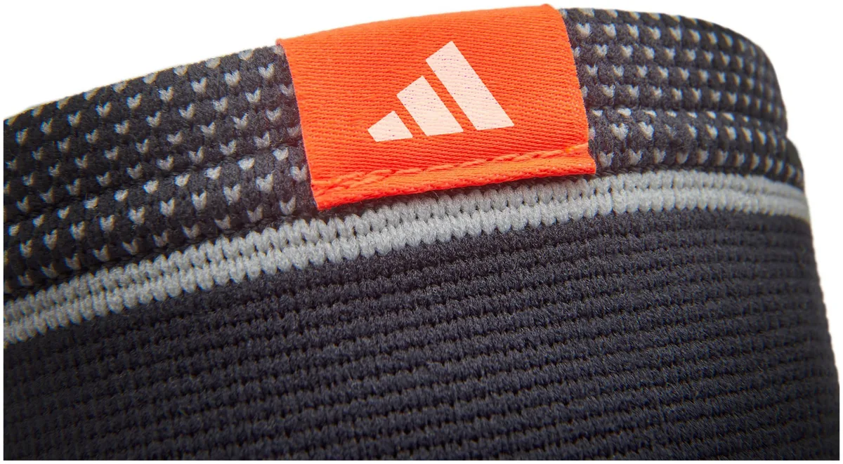 Фіксатор коліна Adidas нейлон спандекс L чорний