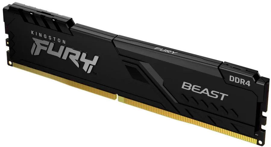 Пам'ять ПК Kingston DDR4 16GB 3200 МГц Чорна KF432C16BB1/16