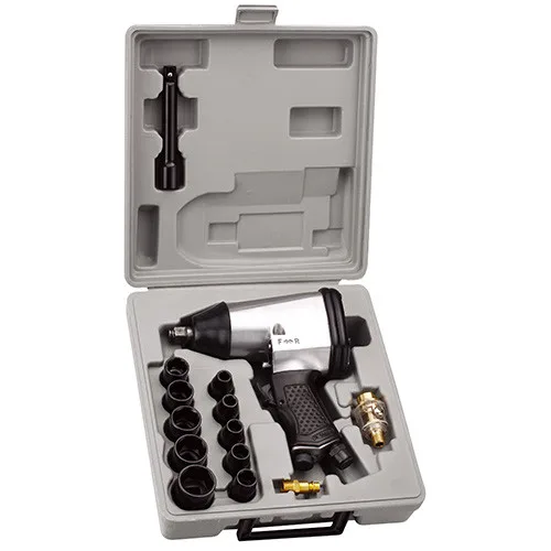 Пневмогайковерт 1/2" AIRKRAFT 350 Нм 7000 об/хв прямий чорний