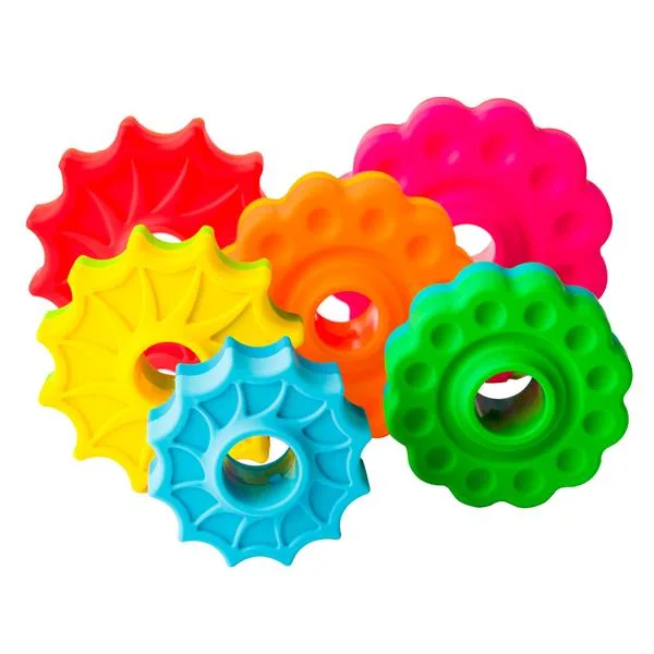 Гвинтова пірамідка Fat Brain Toys АБС пластик 41 см різнокольорова
