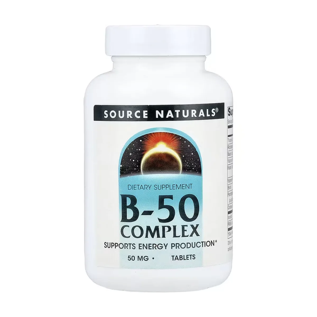 Вітаміни групи B Source Naturals 50 таблеток 50 мг