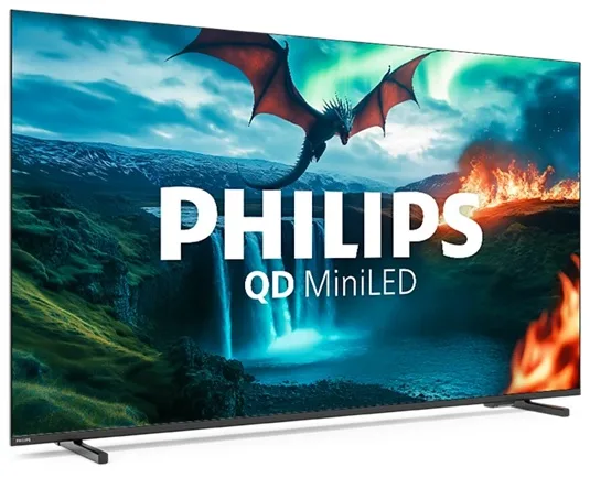 LED-телевізор Philips UHD 65 дюймів Чорний