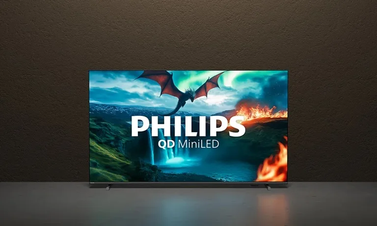 LED-телевізор Philips UHD 65 дюймів Чорний