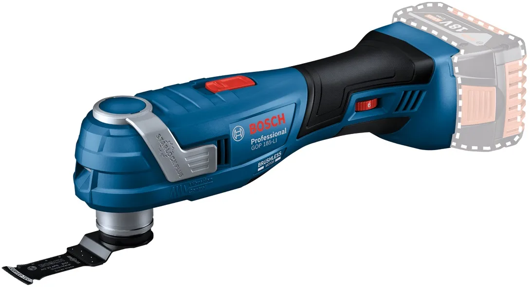 Акумуляторний реноватор Bosch Professional GOP 185-LI SOLO 18.0 V 20000 об/хв - універсальний інструмент для ремонтних робіт.